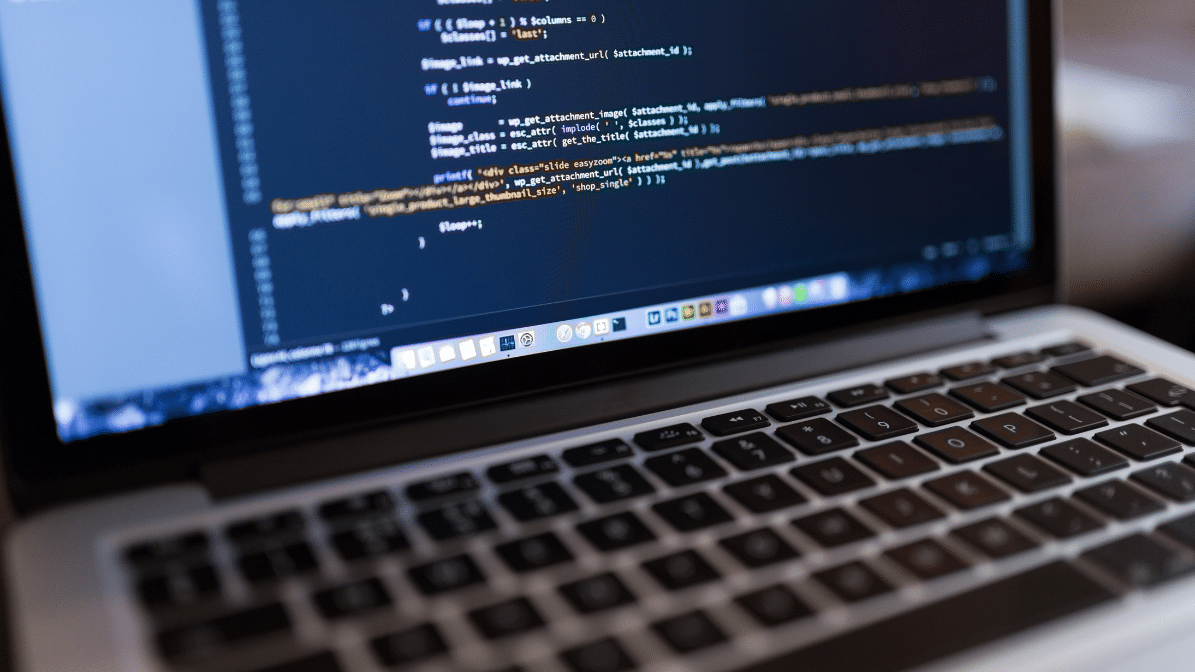 Code on a Mac computer